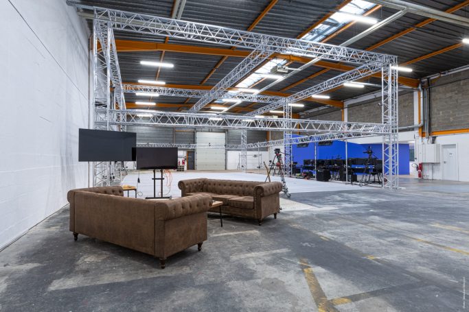 Aménagement d'un plateau de tournage en motion Capture - Hautepierre